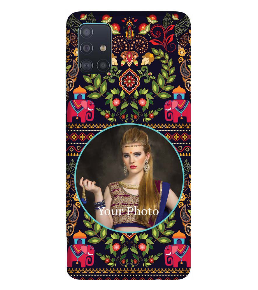 A0514-Mughal Pattern Photo Back Cover for Samsung Galaxy A51