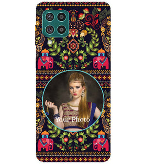 A0514-Mughal Pattern Photo Back Cover for Samsung Galaxy F62