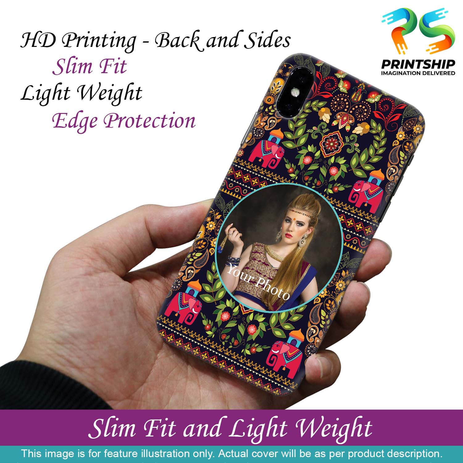 A0514-Mughal Pattern Photo Back Cover for Samsung Galaxy A10s