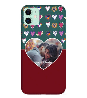 A0516-Hearts Photo Back Cover for Apple iPhone 11