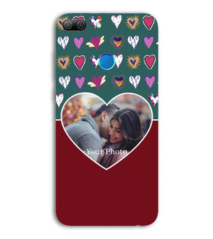 A0516-Hearts Photo Back Cover for Huawei Honor 9 Lite