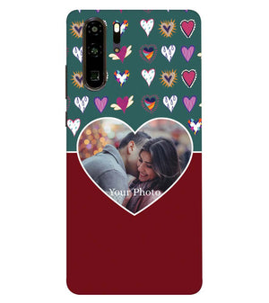 A0516-Hearts Photo Back Cover for Huawei P30 Pro