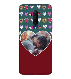 A0516-Hearts Photo Back Cover for OnePlus 7T Pro