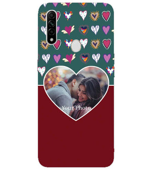 A0516-Hearts Photo Back Cover for Oppo A31