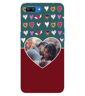 A0516-Hearts Photo Back Cover for Oppo A3s