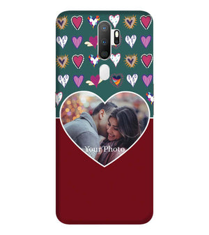 A0516-Hearts Photo Back Cover for Oppo A5 (2020)