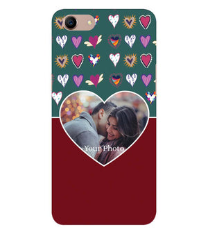 A0516-Hearts Photo Back Cover for Oppo A83