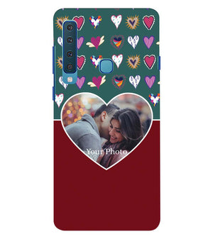 A0516-Hearts Photo Back Cover for Samsung Galaxy A9 (2018)