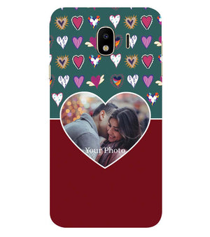 A0516-Hearts Photo Back Cover for Samsung Galaxy J4 (2018)