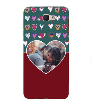 A0516-Hearts Photo Back Cover for Samsung Galaxy J7 Prime (2016)