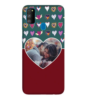 A0516-Hearts Photo Back Cover for Samsung Galaxy M30s