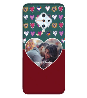 A0516-Hearts Photo Back Cover for Vivo S1 Pro