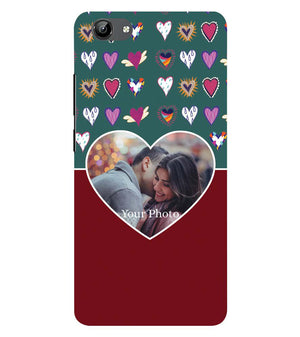 A0516-Hearts Photo Back Cover for Vivo Y71