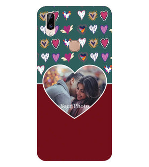 A0516-Hearts Photo Back Cover for Vivo Y83 Pro