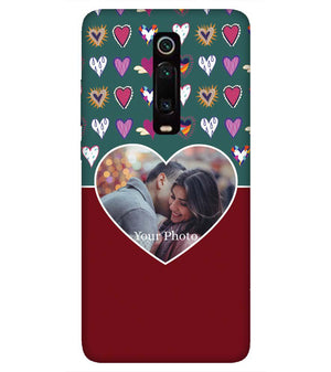 A0516-Hearts Photo Back Cover for Xiaomi Redmi K20 and K20 Pro