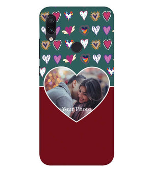 A0516-Hearts Photo Back Cover for Xiaomi Redmi Note 7