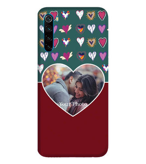 A0516-Hearts Photo Back Cover for Xiaomi Redmi Note 8