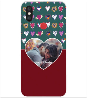 A0516-Hearts Photo Back Cover for Xiaomi Redmi Y2