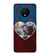A0517-Blue Hearts Photo Back Cover for OnePlus 7T