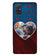 A0517-Blue Hearts Photo Back Cover for Samsung Galaxy A51