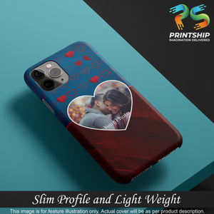 A0517-Blue Hearts Photo Back Cover for OnePlus 7T-Image4