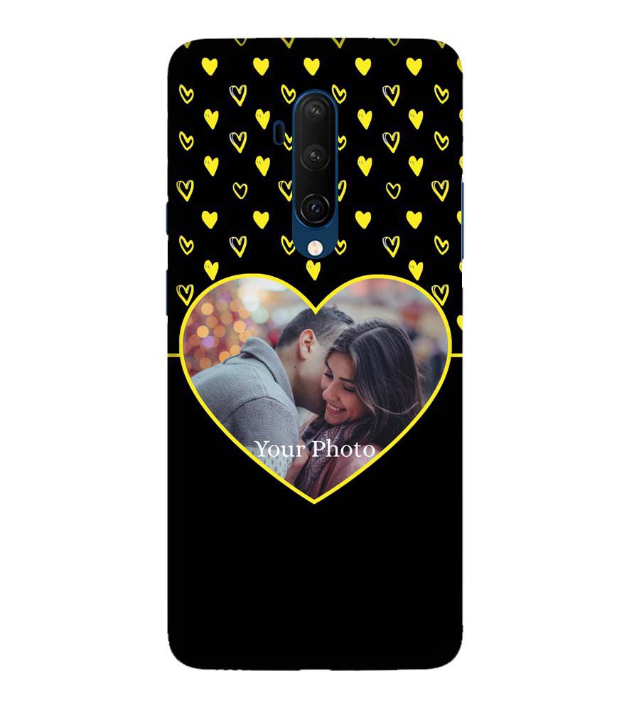A0519-White Hearts Photo Back Cover for OnePlus 7T Pro