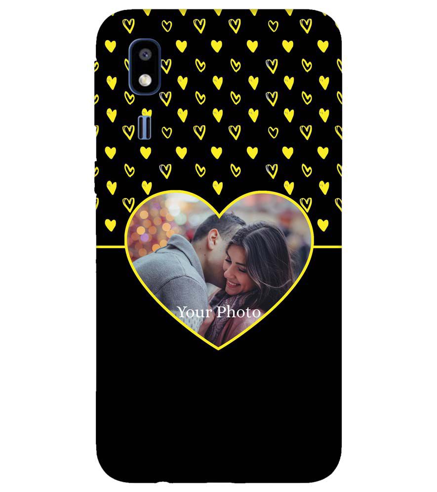 A0519-White Hearts Photo Back Cover for Samsung Galaxy A2 Core