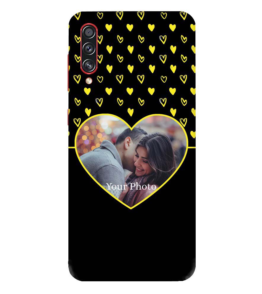A0519-White Hearts Photo Back Cover for Samsung Galaxy A70s
