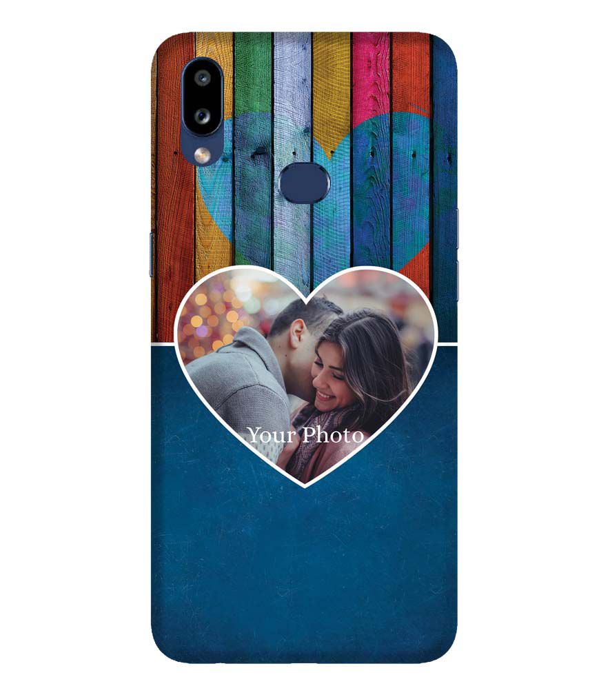 A0520-Woody Heart Photo Back Cover for Samsung Galaxy A10s