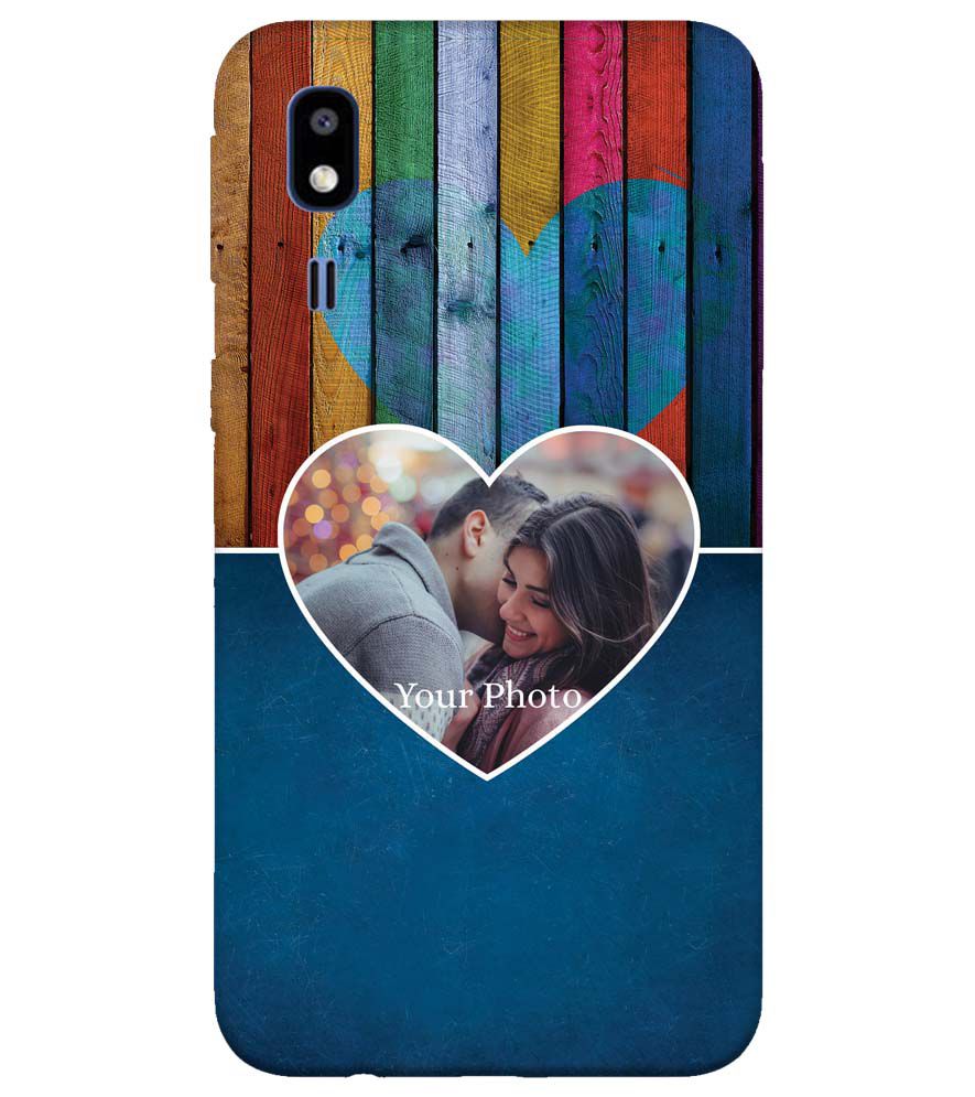 A0520-Woody Heart Photo Back Cover for Samsung Galaxy A2 Core