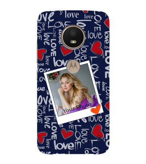 A0521-Love All Around Back Cover for Motorola Moto E4 Plus
