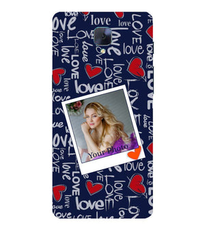 A0521-Love All Around Back Cover for OnePlus 3 and OnePlus 3T