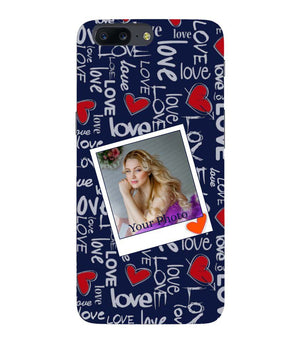 A0521-Love All Around Back Cover for OnePlus 5