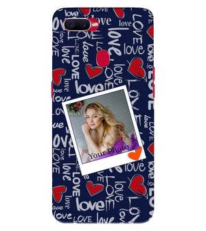 A0521-Love All Around Back Cover for Oppo F9 Pro
