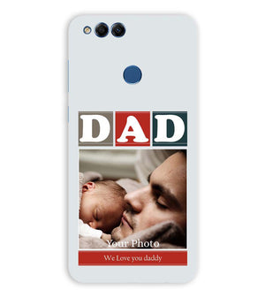 A0523-Love Dad Back Cover for Huawei Honor 7X