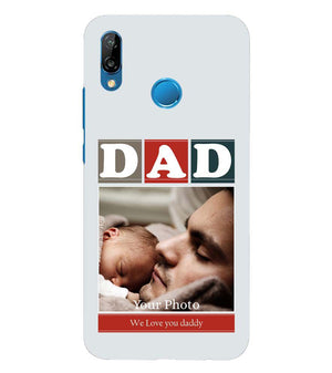 A0523-Love Dad Back Cover for Huawei P20 Lite