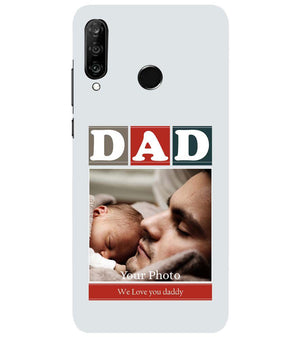 A0523-Love Dad Back Cover for Huawei P30 lite