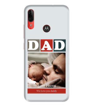 A0523-Love Dad Back Cover for Motorola Moto E6s