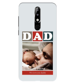 A0523-Love Dad Back Cover for Nokia 5.1 Plus (Nokia X5)