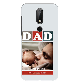 A0523-Love Dad Back Cover for Nokia 6.1 Plus (Nokia X6)