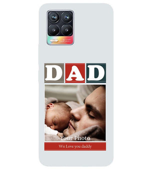 A0523-Love Dad Back Cover for Realme 8