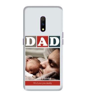 A0523-Love Dad Back Cover for Realme X
