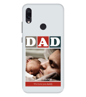 A0523-Love Dad Back Cover for Xiaomi Redmi Note 7