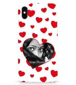 A0525-Loving Hearts Back Cover for Apple iPhone X