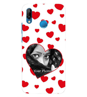 A0525-Loving Hearts Back Cover for Huawei P20 Lite