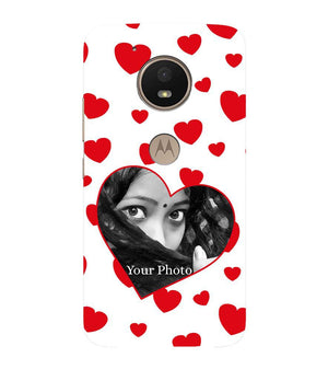 A0525-Loving Hearts Back Cover for Motorola Moto E4 Plus