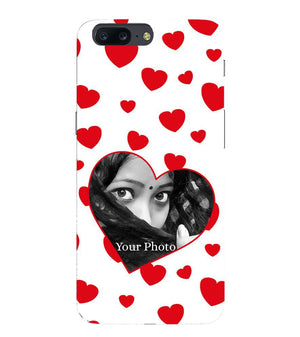 A0525-Loving Hearts Back Cover for OnePlus 5