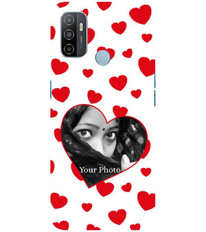 A0525-Loving Hearts Back Cover for Oppo A53s
