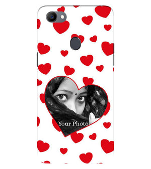 A0525-Loving Hearts Back Cover for Oppo F7