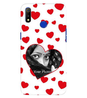 A0525-Loving Hearts Back Cover for Oppo Realme 3